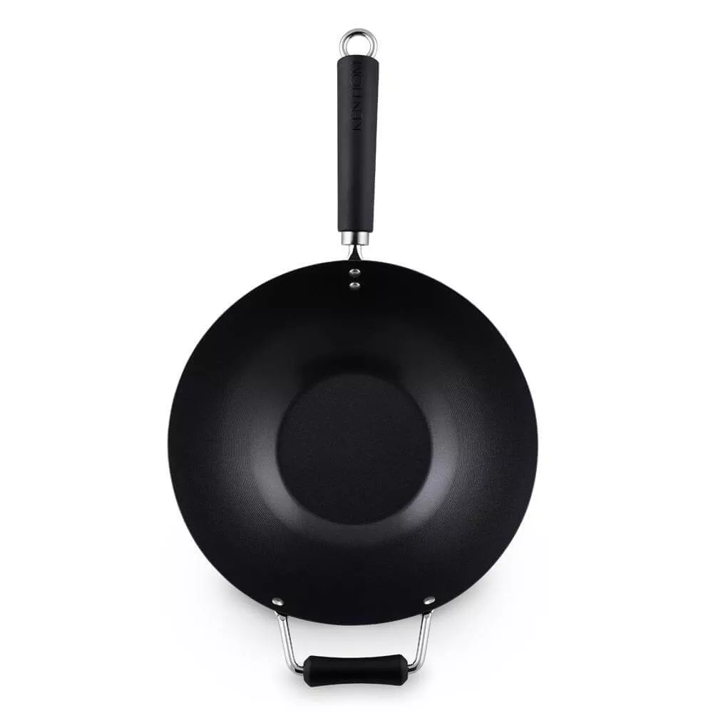 Ken Hom Excellence Non-Stick Carbon Steel Wok 31cm